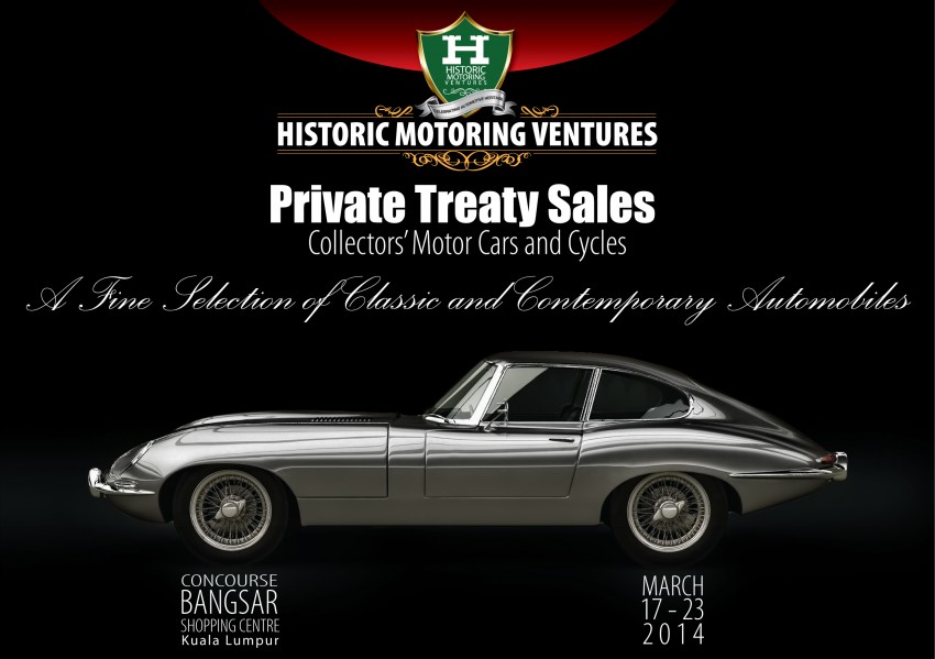 AD: Rare and prestigious classic vehicles on sale at the Historic Motoring Ventures Private Treaty event from 17 – 23 March at BSC, Bangsar 235264