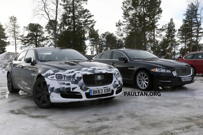 SPIED: 2015 Jaguar XJ facelift gets minor makeover 235754