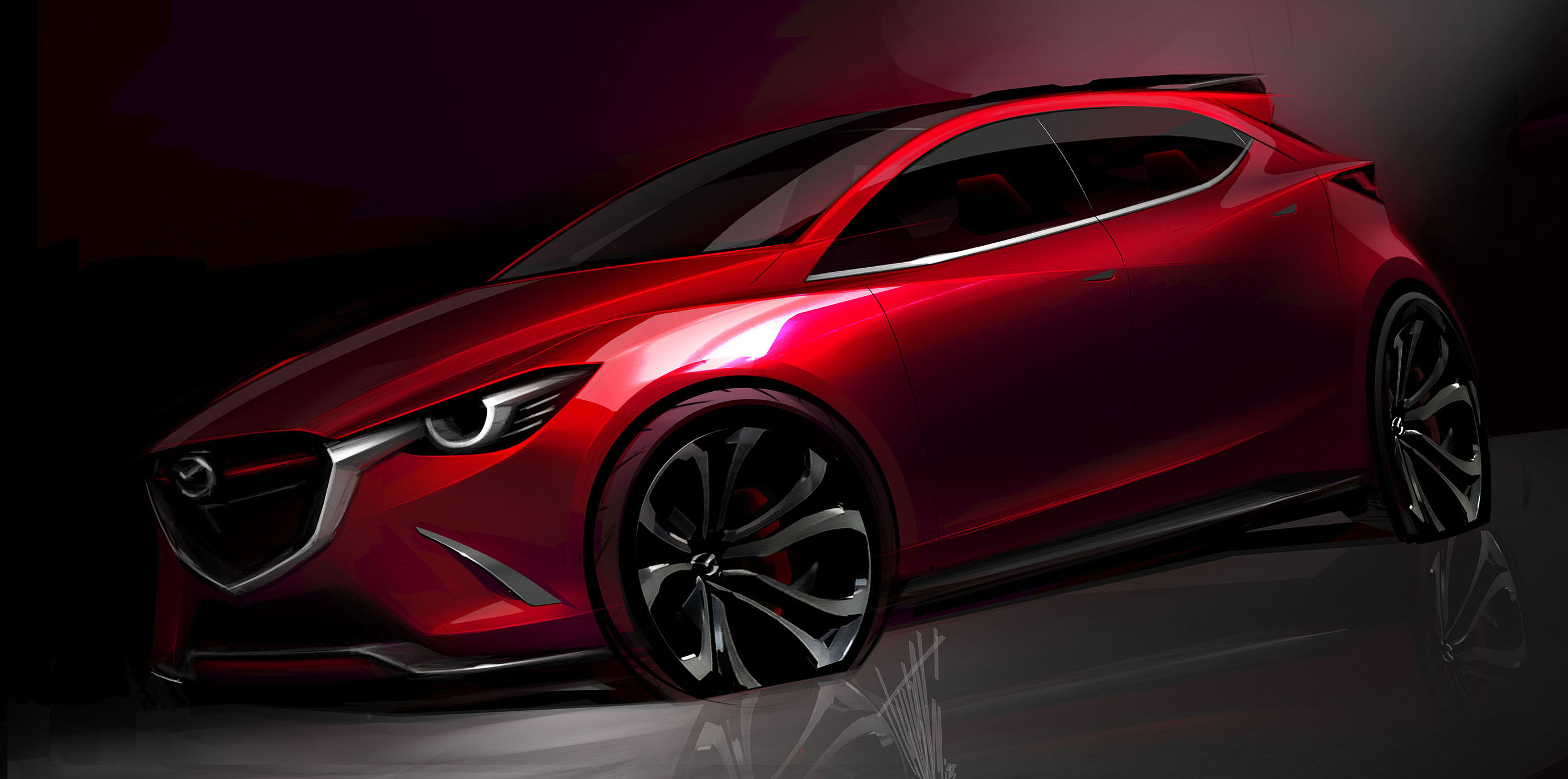 Mazda Hazumi Concept Previews Next Gen Mazda 2 Mazda Hazumi Studio 0011