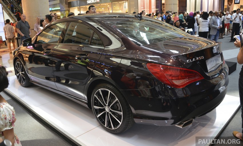 Mercedes-Benz CLA 200 on display at Suria KLCC 236573