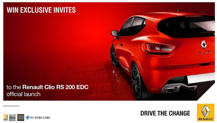 Renault Clio RS 200 EDC to launch on March 25, 2014 236495