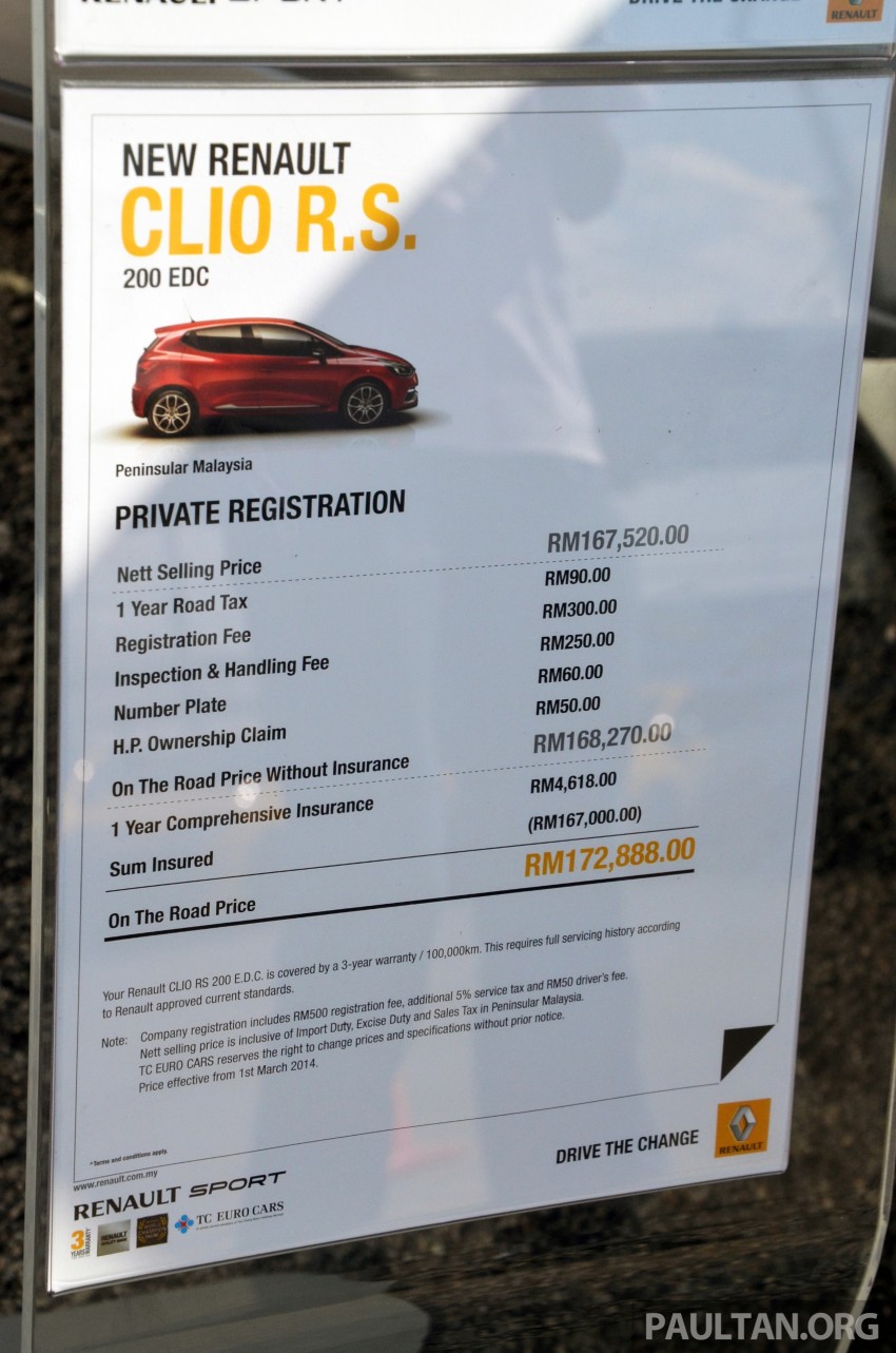 Renault Clio RS 200 EDC launched – RM172,888 237177
