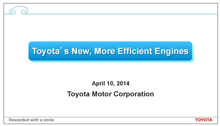 Toyota announces new engine series – 1.3 and 1.0 litre units pave the way, 14 engine variations in all by 2015 240587