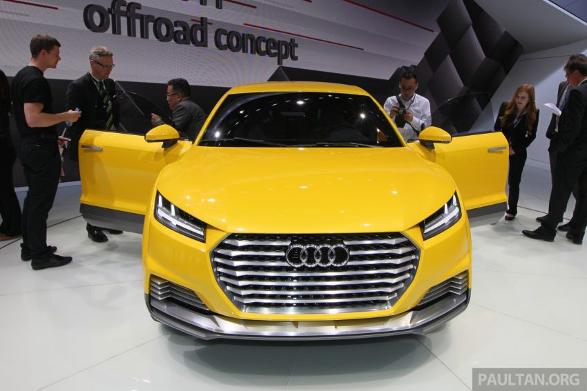 Beijing 2014: Audi TT Offroad Concept is a tallboy TT 243113
