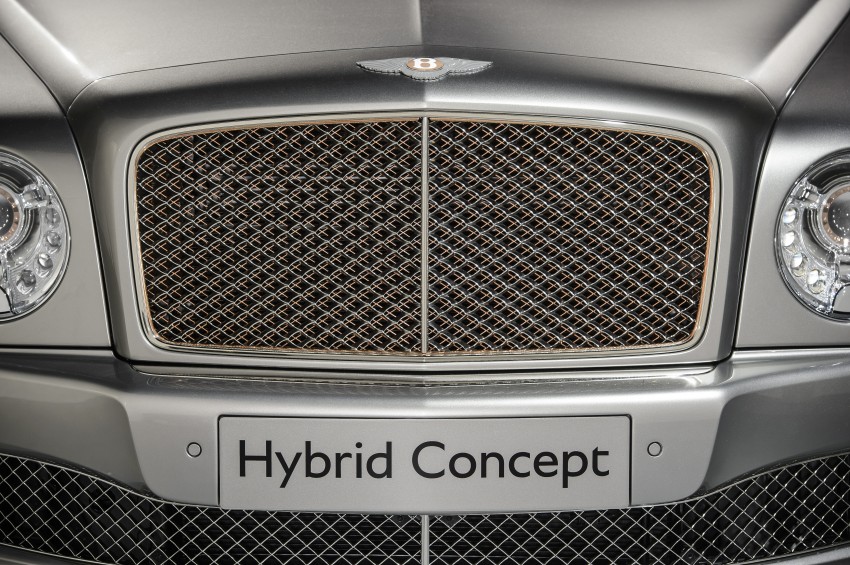 Bentley Hybrid Concept previews upcoming SUV’s hybrid powertrain – based on the Mulsanne’s 6.75L V8 240093