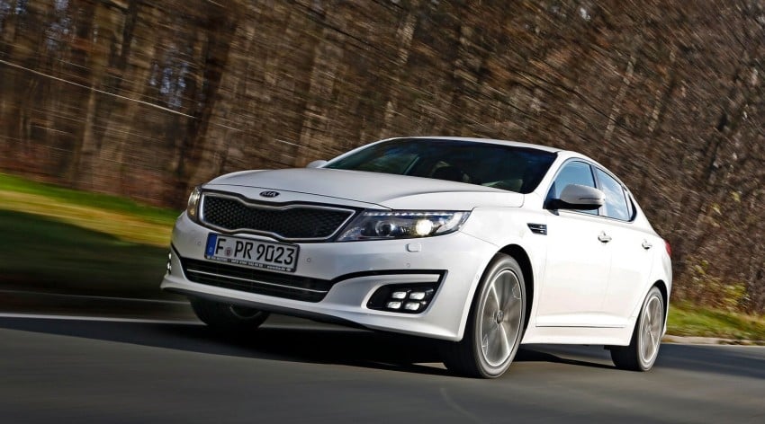 Kia Optima facelift – sole 1.7L U2 diesel choice for UK 239625