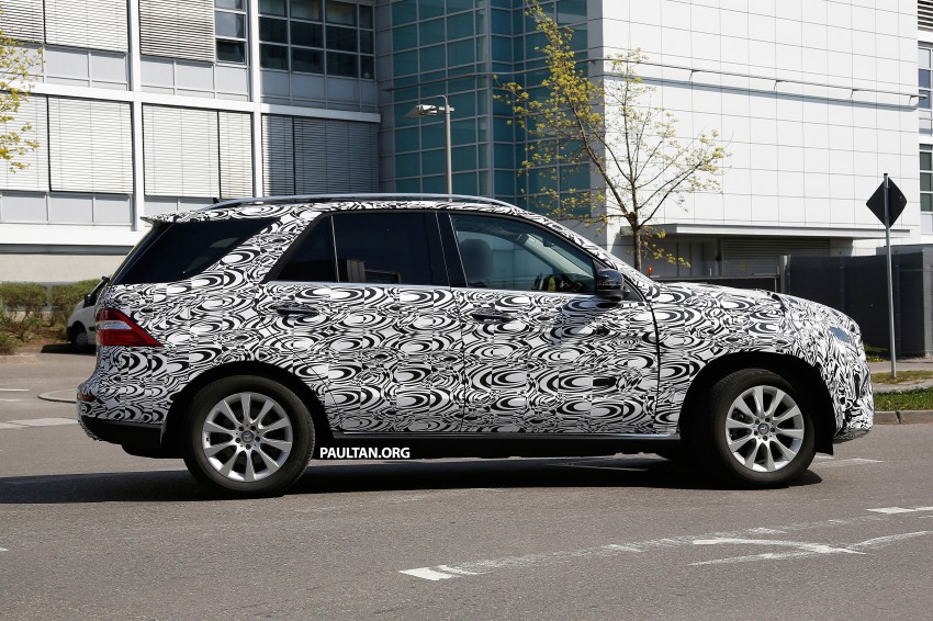 SPYSHOTS: Mercedes-Benz ML gets revised interior 239376