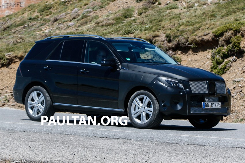 SPYSHOTS: Mercedes-Benz ML gets revised interior 258084