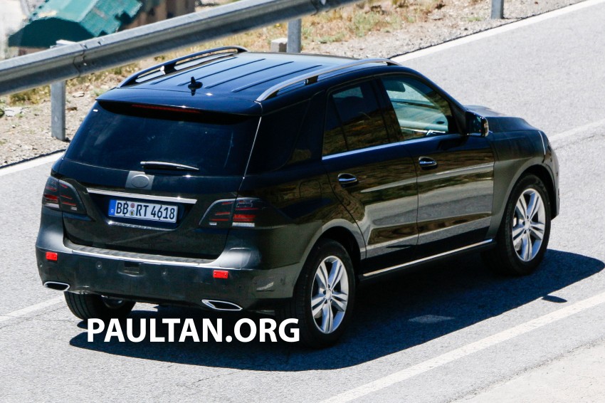 SPYSHOTS: Mercedes-Benz ML gets revised interior 258081