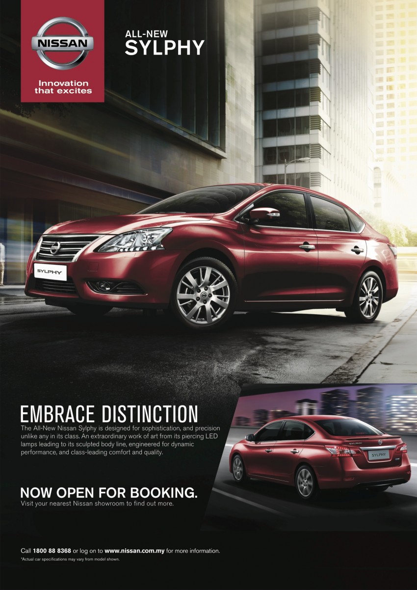 New Nissan Sylphy open for booking in Malaysia! 242244