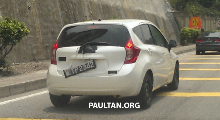 SPYSHOTS: Nissan Note caught testing in Bangsar 239418