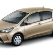Toyota Yaris and JDM Vitz facelifted to match the Aygo