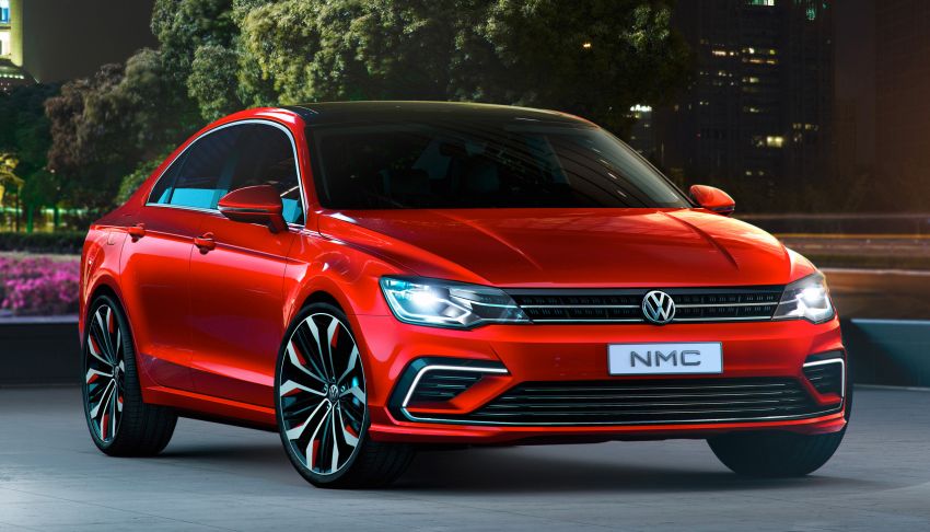 Volkswagen New Midsize Coupe concept is a junior CC 242454