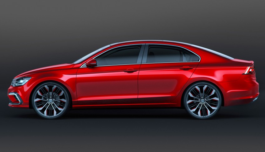 Volkswagen New Midsize Coupe concept is a junior CC 242456
