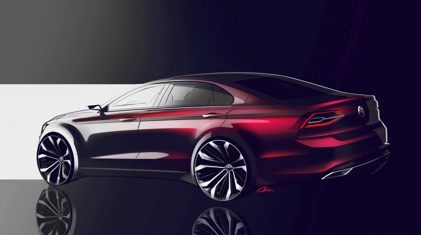 Volkswagen New Midsize Coupe concept is a junior CC 242464
