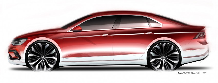 Volkswagen New Midsize Coupe concept is a junior CC 242467