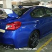 Subaru WRX and WRX STI sighted in Malaysia!