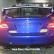 Subaru WRX and WRX STI sighted in Malaysia!