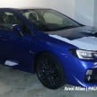 Subaru WRX and WRX STI sighted in Malaysia!