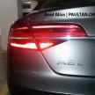 Audi A8 L 3.0 TFSI facelift seen at JPJ – Matrix LEDs!