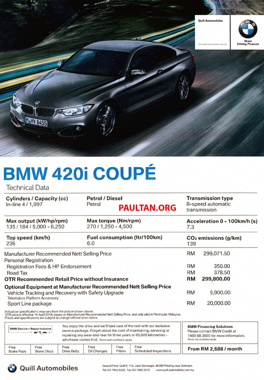 BMW 420i Coupe launched in Malaysia – from RM300k 243743