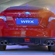 Subaru WRX and WRX STI launched in the region, sports sedans to arrive in Malaysia from July