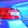 Subaru WRX and WRX STI launched in the region, sports sedans to arrive in Malaysia from July