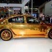 Gold Youngman Lotus L3 GT shown at Auto China