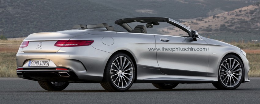 SPIED: 2015 Mercedes-Benz S-Class Cabriolet 245483