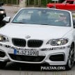 BMW 2-Series Cabriolet spied nearly undisguised