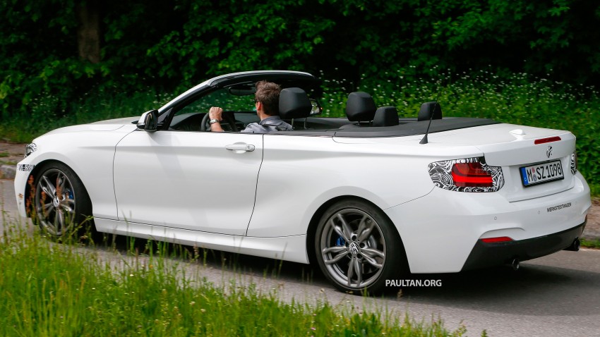 BMW 2-Series Cabriolet spied nearly undisguised 246463