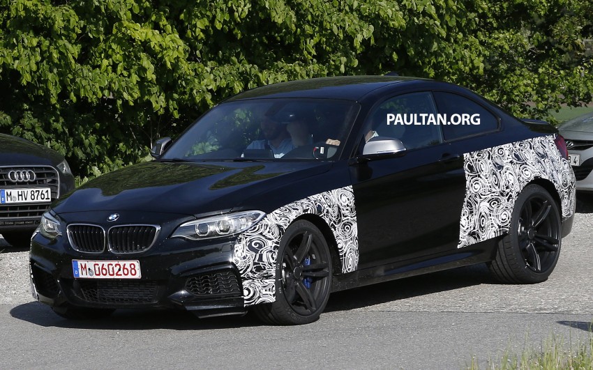 SPYSHOTS: BMW M2 Coupe is broad at the hips 246799