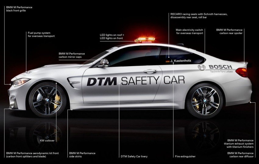BMW M4 Coupe DTM Safety Car joins the race cars 245874