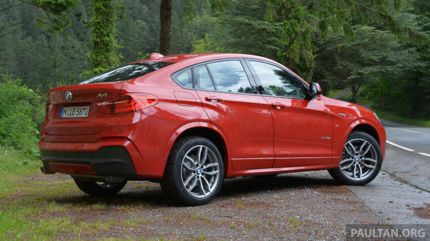 DRIVEN: F26 BMW X4 – the X3 redrawn as a ‘coupe’ 252114