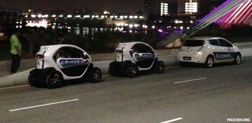Renault Twizy and Nissan Leaf spied in Putrajaya wearing COMOS logo – what is COMOS? 246094