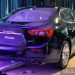 Maserati Ghibli launched in Malaysia, from RM538,800