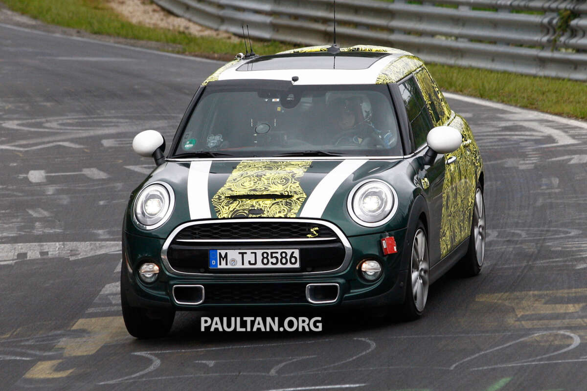 SPYSHOTS: F56 MINI five-door, Clubman and Cabrio - paultan.org