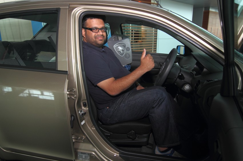 paultan.org ‘Win A Proton Saga Contest’ winner drives home with his new Proton Saga SV 1.3 CVT 247352
