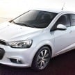 Facelifted Chevrolet Aveo/Sonic unveiled in China