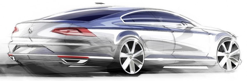 Volkswagen Passat – B8 sketches and details revealed 249486