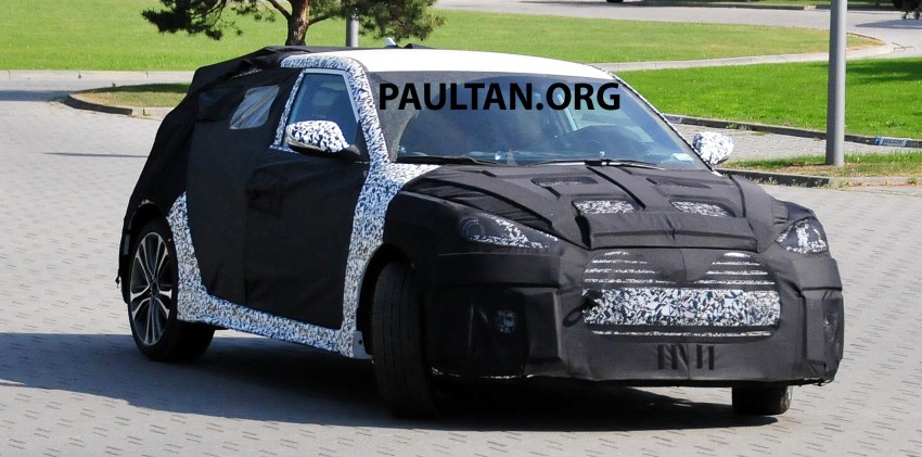 SPIED: Hyundai Veloster Turbo facelift in Germany 247303