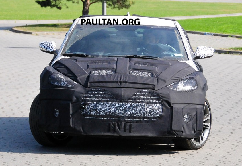 SPIED: Hyundai Veloster Turbo facelift in Germany Image #247304