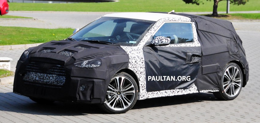 SPIED: Hyundai Veloster Turbo facelift in Germany Image #247305