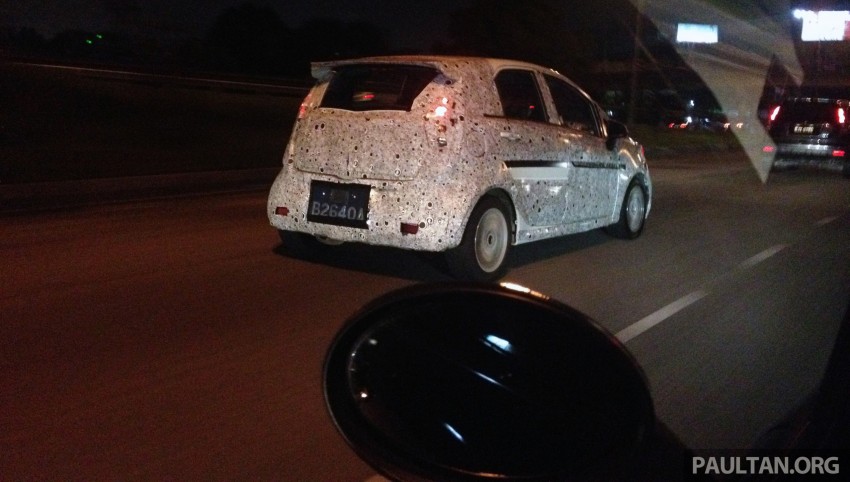 Proton Global Small Car P2-30A spied on Fed Highway 245933