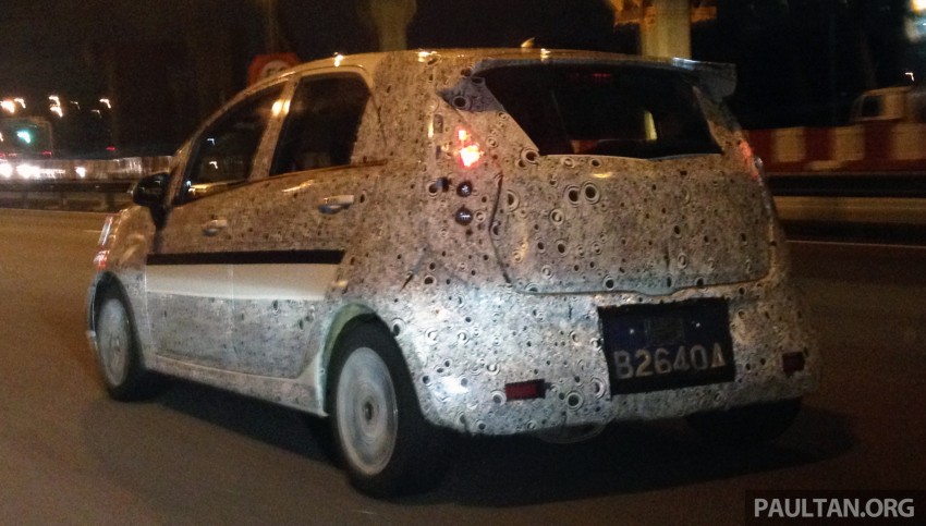 Proton Global Small Car P2-30A spied on Fed Highway 245934