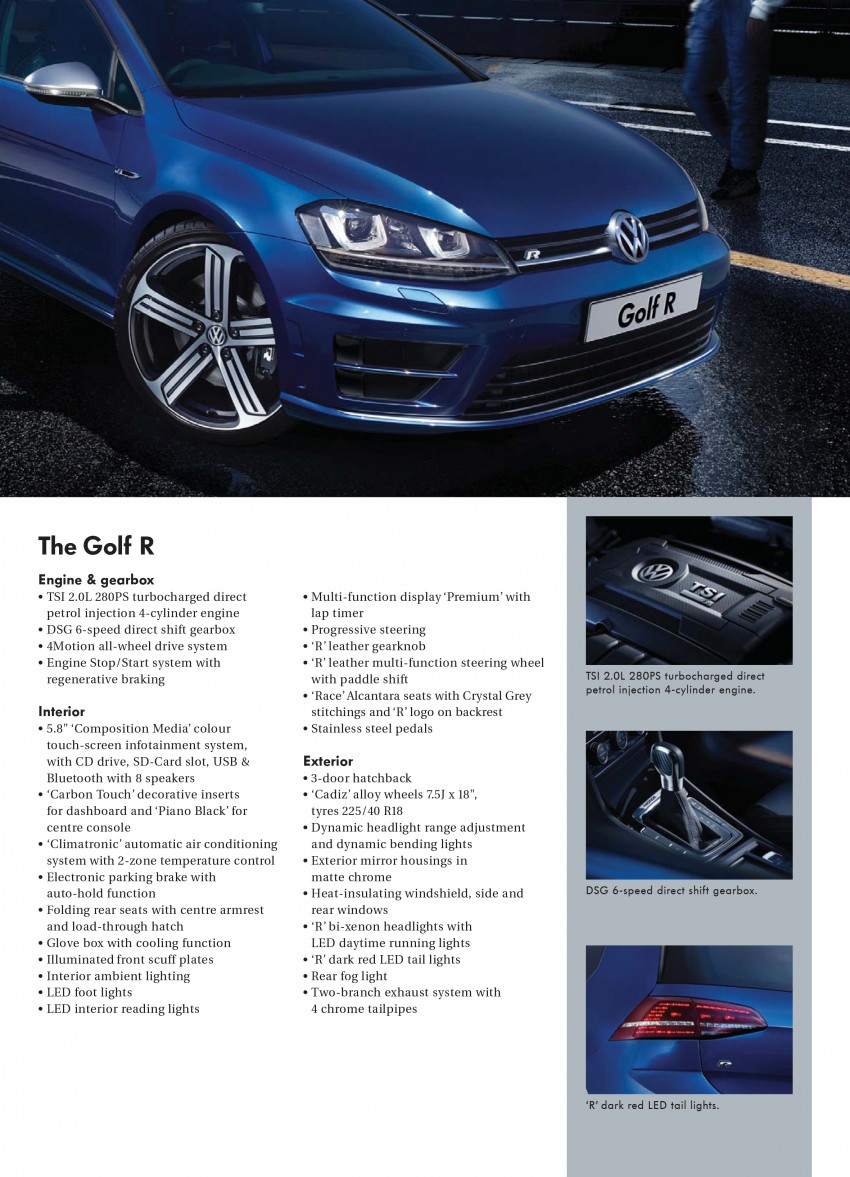 Volkswagen Golf R Mk7 now on sale – from RM247k 252339