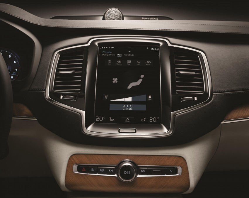 Volvo XC90 – next-gen in-car control system revealed 251548