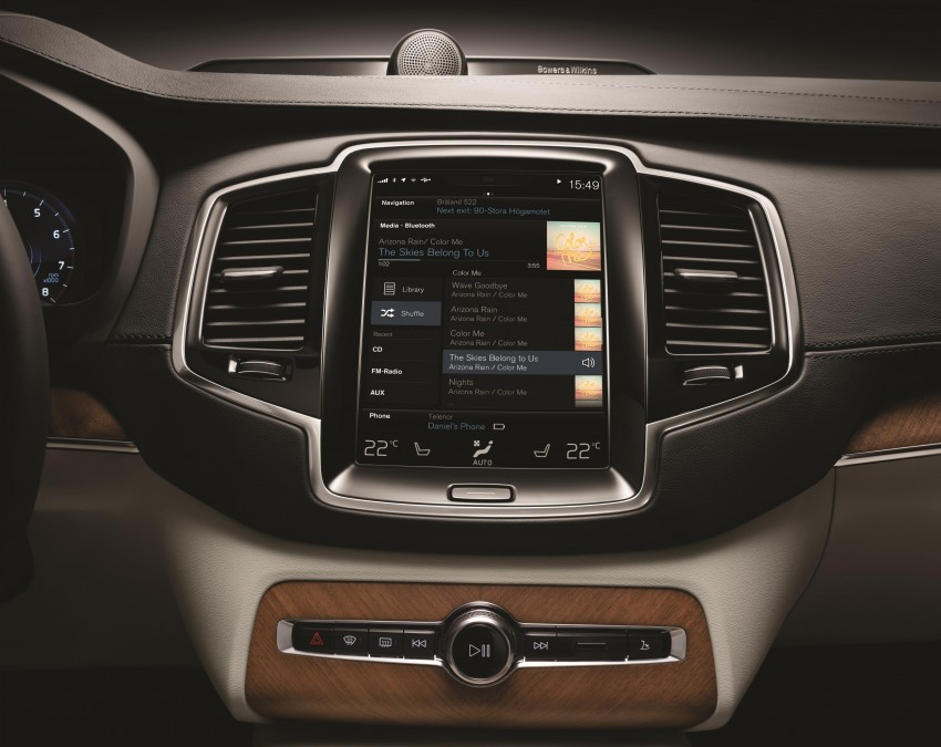 Volvo XC90 – next-gen in-car control system revealed 251550