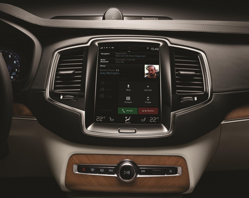 Volvo XC90 – next-gen in-car control system revealed 251552