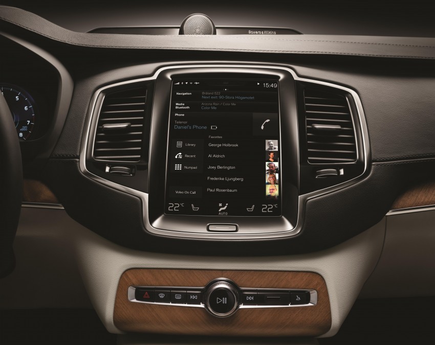 Volvo XC90 – next-gen in-car control system revealed 251553
